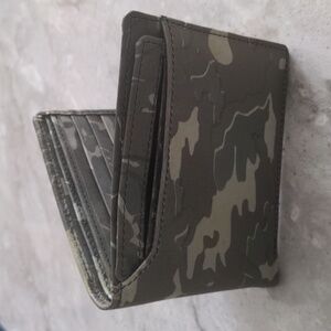 NWOT Leather Camo Wallet